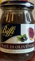 Mängden socker i Patè di olive nere