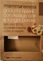 Mängden socker i Gnocchi ripieni con Asiago DOP e funghi porcini