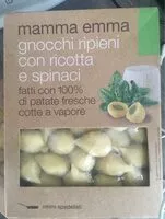 Mängden socker i Gnocchi ripieni con ricotta r spinaci