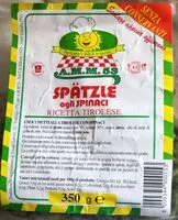 Mängden socker i Spätzle agli spinaci