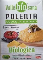 Mängden socker i Polenta farina di mais istantanea