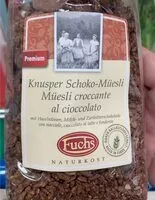 Mängden socker i Müesli croccante al cioccolato / Knusper Schoko-Müesli