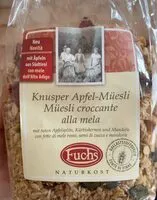 Mängden socker i Knusper Apfel-Müesli - Müesli croccante alla mela
