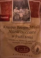 Mängden socker i Müesli croccante ai frutti rossi