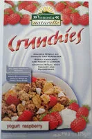 Mängden socker i Crunchies - Muesli croccante con yoghurt e lamponi