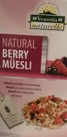Mängden socker i Natural Berry Müesli