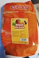 Mängden socker i Müesli alla frutta