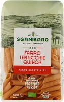 Mängden socker i Farro lenticchie quinoa penne rigate n°91