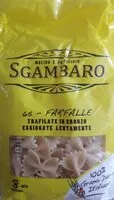 Mängden socker i Farfalle