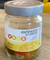 Mängden socker i Antipasto di verdure