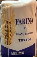 Mängden socker i Farina di grano tenero Tipo 00