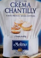 Mängden socker i Crème chantilly