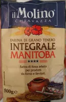 Mängden socker i farina di grano integrale Manitoba