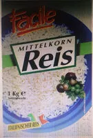 Mängden socker i Mittelkornreis