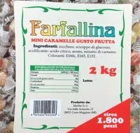 Mängden socker i Mini caramelle