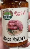 Mängden socker i Ragú di salsiccia nostrana