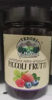 Mängden socker i Piccoli Frutti