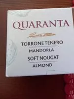 Mängden socker i Torrone tenero  mandorla