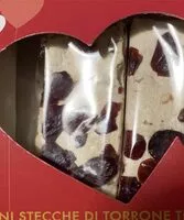 Mängden socker i Stecche di torrone tenero