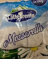 Mängden socker i Mozzarella latteTrento