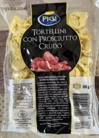 Mängden socker i Tortellini con prosciutto crudo