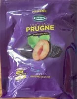 Mängden socker i Prugne Secche Denocciolate
