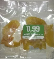 Mängden socker i Mango disidratato