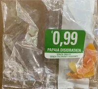Mängden socker i Papaia disidratata