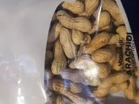 Mängden socker i Voglia di ARACHIDI in guscio tostate