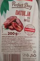 Mängden socker i Datulja