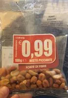 Mängden socker i Misto piccante