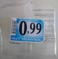 Mängden socker i Albicocche secche