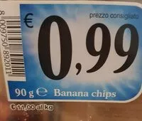 Mängden socker i Banana chips