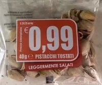 Mängden socker i Pistacchi tostati
