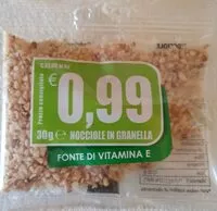 Mängden socker i Nocciole  in granella