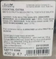 Mängden socker i Cocktail extra