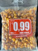 Mängden socker i Mais dorato