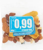 Mängden socker i Student mix