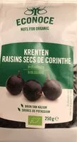 Mängden socker i Raisins secs de corinthe