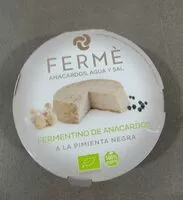Mängden socker i Fermentino de anacardos a la pimienta negra
