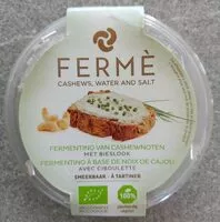 Mängden socker i Fermentino à base de noix de cajou avec ciboulette