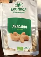 Mängden socker i Anacardi biologici