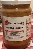 Mängden socker i Crema 100% nocciole