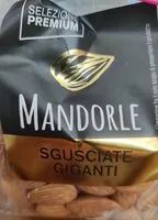 Mängden socker i Mandorle sgusciate giganti