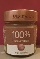 Mängden socker i 100% Hazelnut Cream