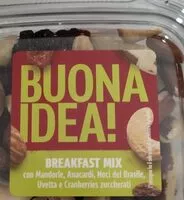 Mängden socker i Breakfast mix