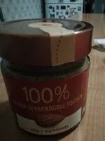 Mängden socker i 100% crema di mandorle tostate