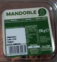 Mängden socker i Mandorle sgusciate