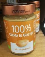 Mängden socker i Crema di arachidi