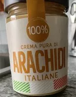 Mängden socker i Crema pura di Arachidi